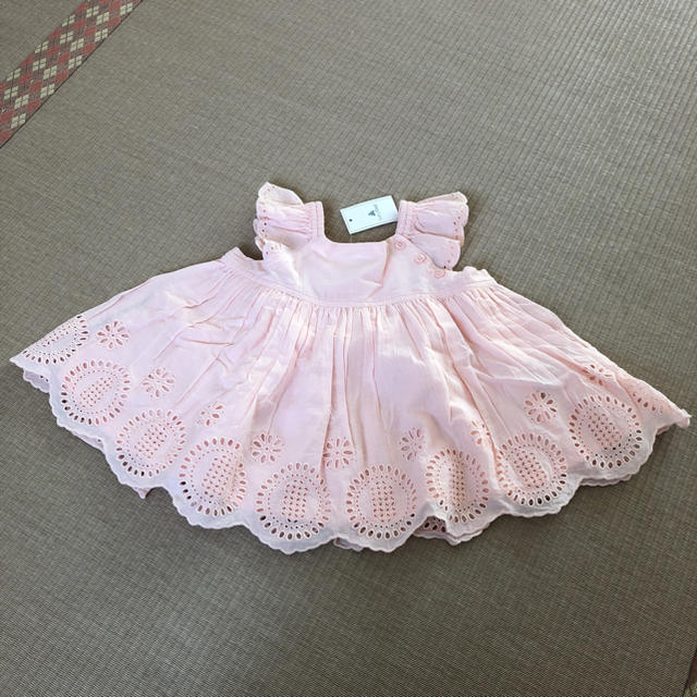 babyGAP(ベビーギャップ)の新品タグ付 GAP ピンクワンピ キッズ/ベビー/マタニティのキッズ服女の子用(90cm~)(ワンピース)の商品写真