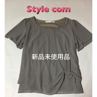 スタイルコム(Style com)のStyle com   オーバーブラウス(シャツ/ブラウス(半袖/袖なし))