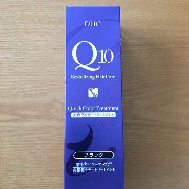 DHC(ディーエイチシー)の🍀値下げ🍀DHC Q10クイックカラートリートメント ブラック コスメ/美容のヘアケア/スタイリング(トリートメント)の商品写真