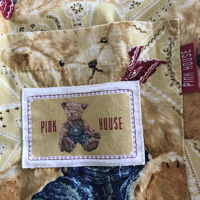 ピンクハウス　PINK HOUSE フード付きオーバーブラウス　クマ　ベア