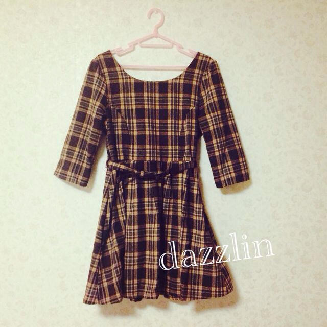 dazzlin(ダズリン)のdazzlin♡チェックワンピ レディースのワンピース(ミニワンピース)の商品写真