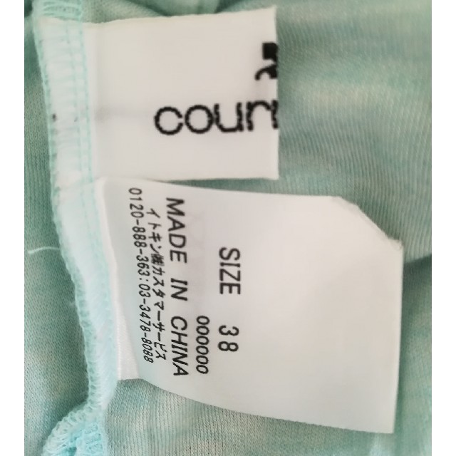 Courreges(クレージュ)のcourreges　Tシャツ レディースのトップス(Tシャツ(半袖/袖なし))の商品写真