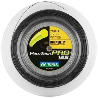 ヨネックス(YONEX)のヨネックス　ポリツアー　1.25mm   200m ロールガット　黒色　二個(その他)