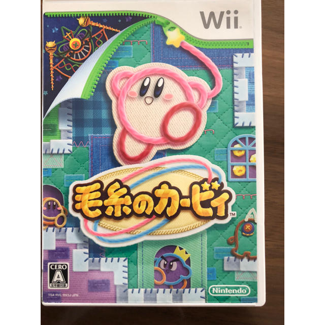 Wii(ウィー)のWii 毛糸のカービィ エンタメ/ホビーのゲームソフト/ゲーム機本体(家庭用ゲームソフト)の商品写真