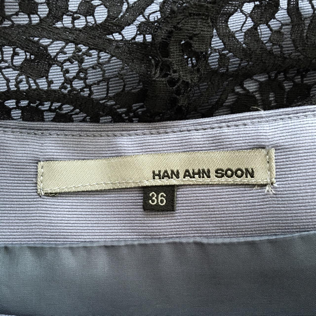 HAN AHN SOON(ハンアンスン)の【やまいもサマ専用】HAN AHN SOONハンアンスン 半袖ワンピース 水色 レディースのワンピース(ひざ丈ワンピース)の商品写真