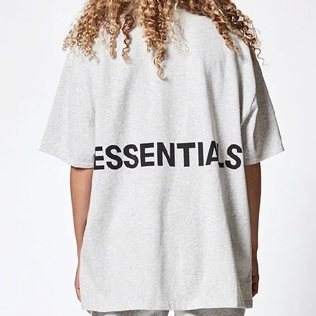 Essentials Boxy Graphic T-Shirt Gray