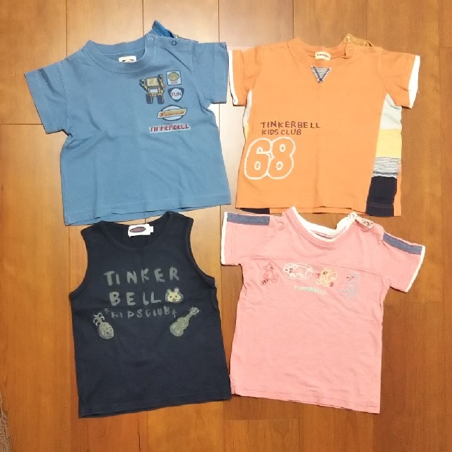 TINKERBELL(ティンカーベル)のピーチさん専用 Tinker Bell Tシャツセット  キッズ/ベビー/マタニティのキッズ服男の子用(90cm~)(Tシャツ/カットソー)の商品写真