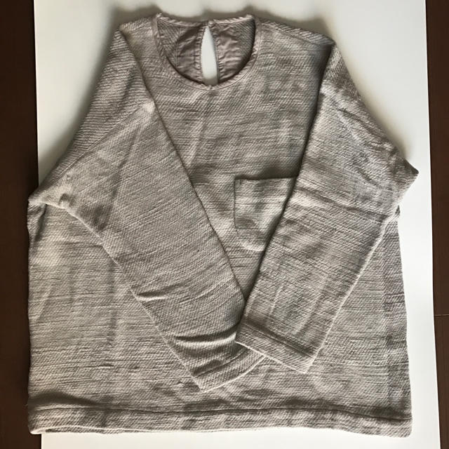 ゴーシュ シックツイルカディ 七分袖 プルオーバーシャツ グレイッシュベージュ レディースのトップス(カットソー(長袖/七分))の商品写真