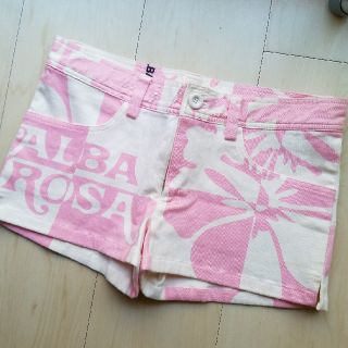 アルバローザ(ALBA ROSA)のALBAROSA 升目柄ショートパンツ(ショートパンツ)