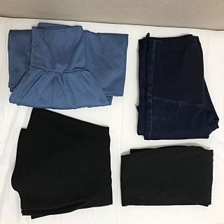 ユニクロ(UNIQLO)のマタニティボトムス4点セット(マタニティボトムス)