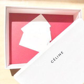 セリーヌ(celine)のセリーヌ ラージ ジップドマルチファンクション ドラムドカーフスキン 保存箱 (財布)