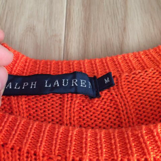 POLO RALPH LAUREN(ポロラルフローレン)のラルフローレンニット(オレンジ) レディースのトップス(ニット/セーター)の商品写真
