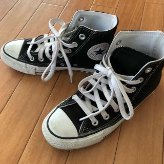 コンバース(CONVERSE)のいっちゃん様 ご購入 コンバース スニーカー 黒 23.5 再値下げ 送料無料(スニーカー)