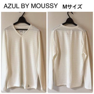 アズールバイマウジー(AZUL by moussy)のAZUL BY MOUSSY メンズ Vネックカットソー 送料込み(Tシャツ/カットソー(七分/長袖))