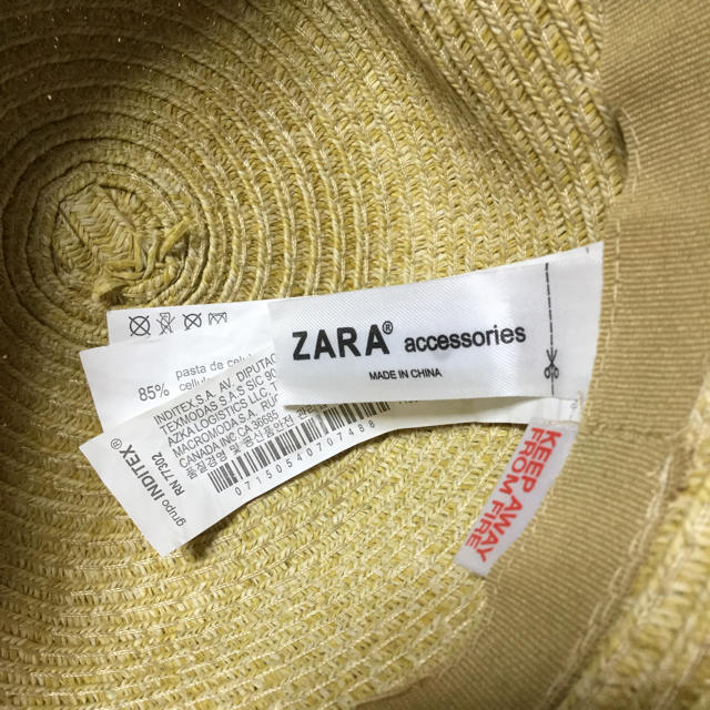 ZARA KIDS(ザラキッズ)のzara kids  ザラ 麦わら帽子 キッズ/ベビー/マタニティのこども用ファッション小物(帽子)の商品写真