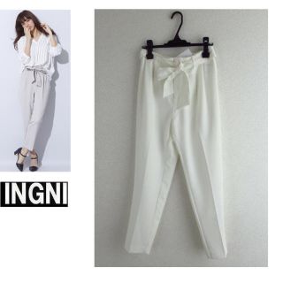 イング(INGNI)の新品★INGNIイング★サッシュ付きテーパード／パンツ(クロップドパンツ)