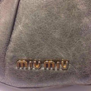 ミュウミュウ(miumiu)のmiumiu♡がま口ポーチ(ポーチ)