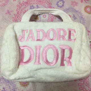 Dior　タオル地ハンドバック