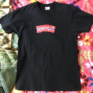 シュプリーム(Supreme)の送料込Supreme × COMME des GARÇONS BoxTシャツ黒Ｌ(Tシャツ/カットソー(半袖/袖なし))