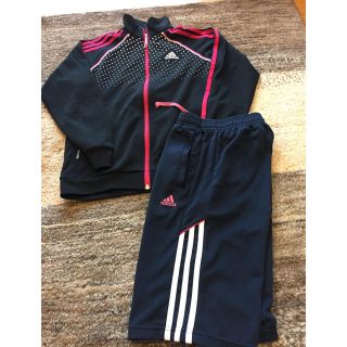 アディダス(adidas)の女児 アディダス トレーニングウエア 160cm(その他)