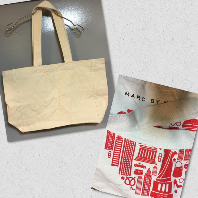 MARC BY MARC JACOBS(マークバイマークジェイコブス)の❤︎限定 マークバイマークジェイコブス  キャンバス トートバッグ❤︎ レディースのバッグ(トートバッグ)の商品写真