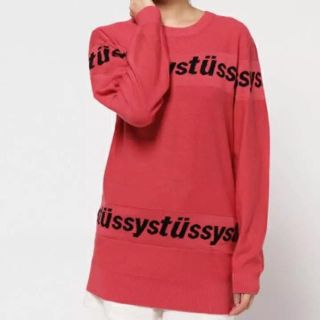 ステューシー(STUSSY)のstussy ワンピース ニット(ひざ丈ワンピース)