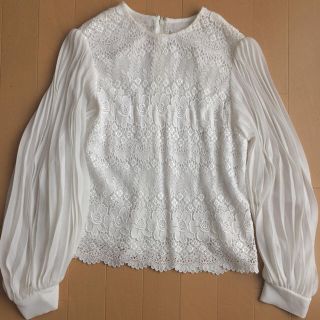 ロキエ(Lochie)のwhite lace blouse(シャツ/ブラウス(長袖/七分))