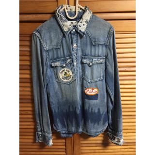 M - UVERworld TAKUYA∞着用 M ヴィンテージ デニムシャツの通販 M - UVERworld TAKUYA∞着用 M ヴィンテージ デニムシャツの通販