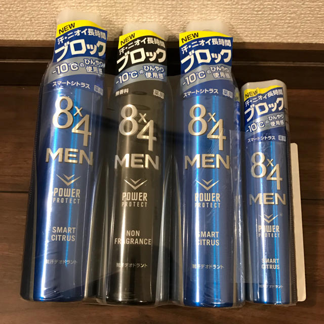 花王(カオウ)の【新品未開封】8×4 MEN 4本セット【送料無料】 コスメ/美容のボディケア(制汗/デオドラント剤)の商品写真