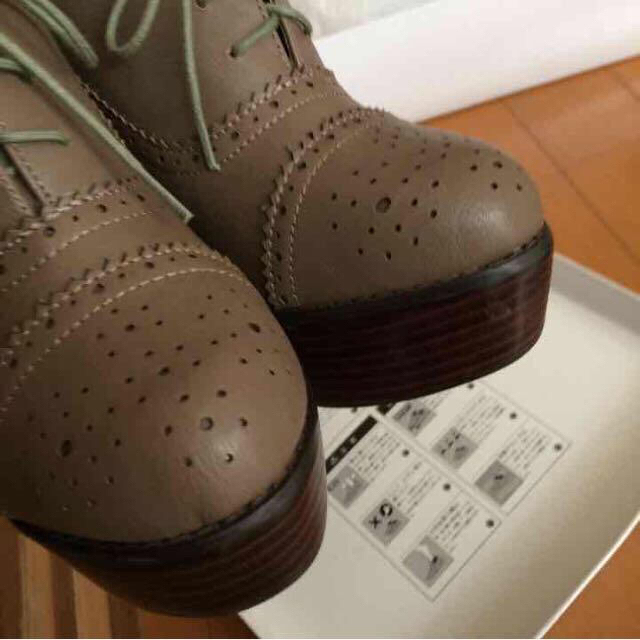 MERCURYDUO(マーキュリーデュオ)のお取り置き中♪レースアップブーティー レディースの靴/シューズ(ハイヒール/パンプス)の商品写真