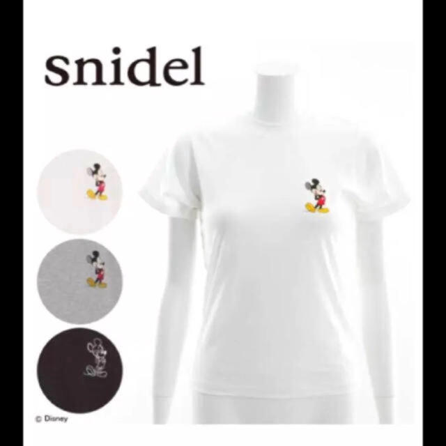 SNIDEL(スナイデル)のスナイデル❤︎ミッキー Tシャツ レディースのトップス(Tシャツ(半袖/袖なし))の商品写真