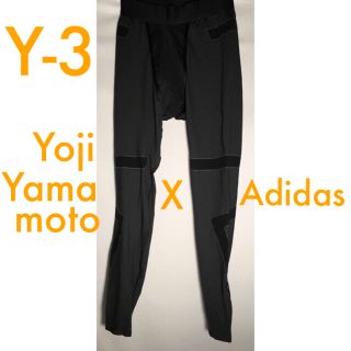 ワイスリー(Y-3)の🌟超美品🌟 Y-3 インナー ストレッチ レギンス グレー サイズ S(レギンス/スパッツ)