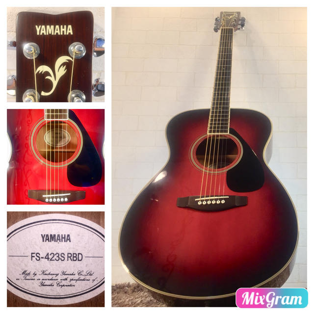 ☆YAMAHA FS-423SKE TOP単板 フォークタイプ ギター 状態良好-