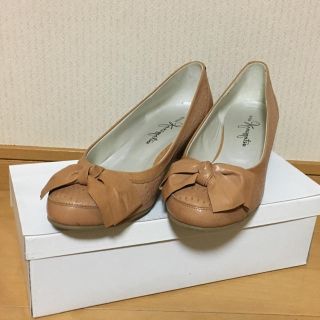 ギンザカネマツ(GINZA Kanematsu)の【値下中】銀座カネマツ 新品同様 ローヒールパンプス (ハイヒール/パンプス)