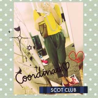 スコットクラブ(SCOT CLUB)の再出品☆春色カットソー(カットソー(長袖/七分))