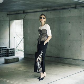 アメリヴィンテージ(Ameri VINTAGE)の【完売品】Ameri vintage LAYERED WIDE PANTS(カジュアルパンツ)