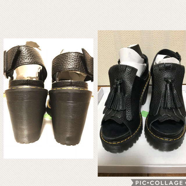 Dr.Martens(ドクターマーチン)の9様 専用！  ドクターマーチン サンダル 黒 UK4 中古 レディースの靴/シューズ(サンダル)の商品写真