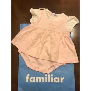 ファミリア(familiar)の値下げ  美品  familiar ワンピース 70サイズ(ワンピース)