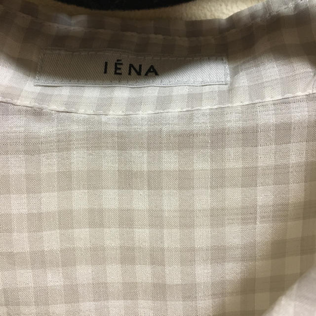 IENA(イエナ)のイエナ IENA チェックシャツ ブラウス レディースのトップス(シャツ/ブラウス(半袖/袖なし))の商品写真