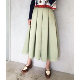 アメリヴィンテージ(Ameri VINTAGE)のAmeri vintage 美品 スカート グリーン(ロングスカート)