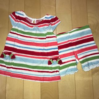 ジンボリー(GYMBOREE)のGYMBOREE 半袖Tシャツ パンツ セット 6-12M(Ｔシャツ)