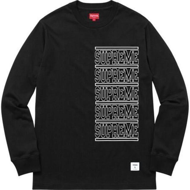 Supreme Stacked L/S Top 黒Ｓ