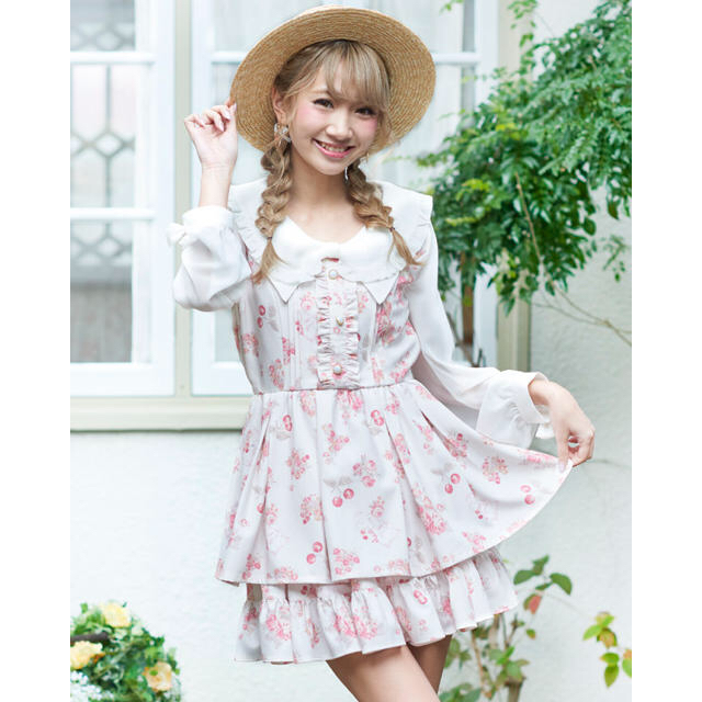 LIZ LISA - ♡。キャットチェリーセットアップの通販 by ♡|リズリサ