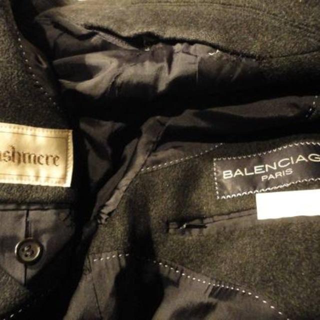 Balenciaga(バレンシアガ)のBALENCIAGAバレンシアガ◆カシミヤ100％ウールチェスターコートカシミア メンズのジャケット/アウター(チェスターコート)の商品写真