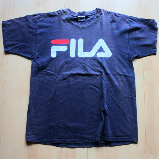 FILA(フィラ)の80年代ビンテージFILA Tシャツ【L】vintage古着usaフィラ メンズのトップス(Tシャツ/カットソー(半袖/袖なし))の商品写真