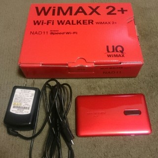 エヌイーシー(NEC)のWiMAX2+ NAD11 付属品あり(PC周辺機器)
