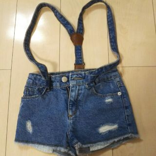 ザラ(ZARA)のフリル休止様、ZARA吊りショートパンツ120サイズ(パンツ/スパッツ)