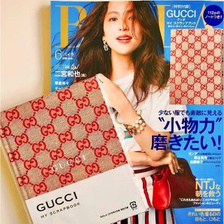 グッチ(Gucci)のBAILA 6月号 付録 GUCCI スクラップブック ノート 非売品 限定新品(ノート/メモ帳/ふせん)