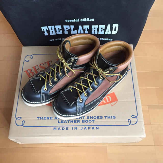 上品】 THE FLAT ワークブーツSKB-05 フラットヘッド HEAD ブーツ