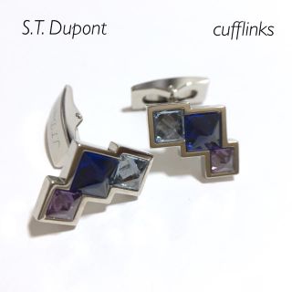 エステーデュポン(S.T. Dupont)の【美品】 S.T. Dupont  3連クリスタルカフス(カフリンクス)